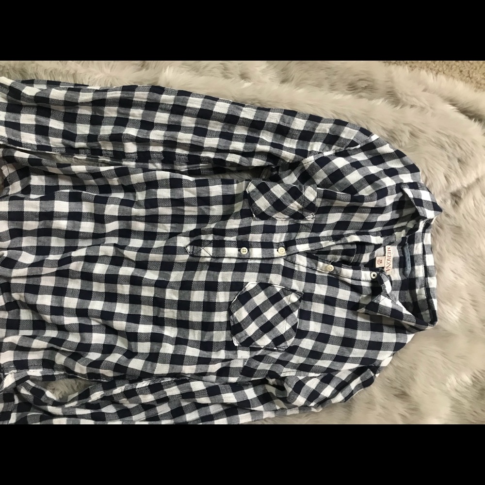 Plaid Long Sleeve Button Down
